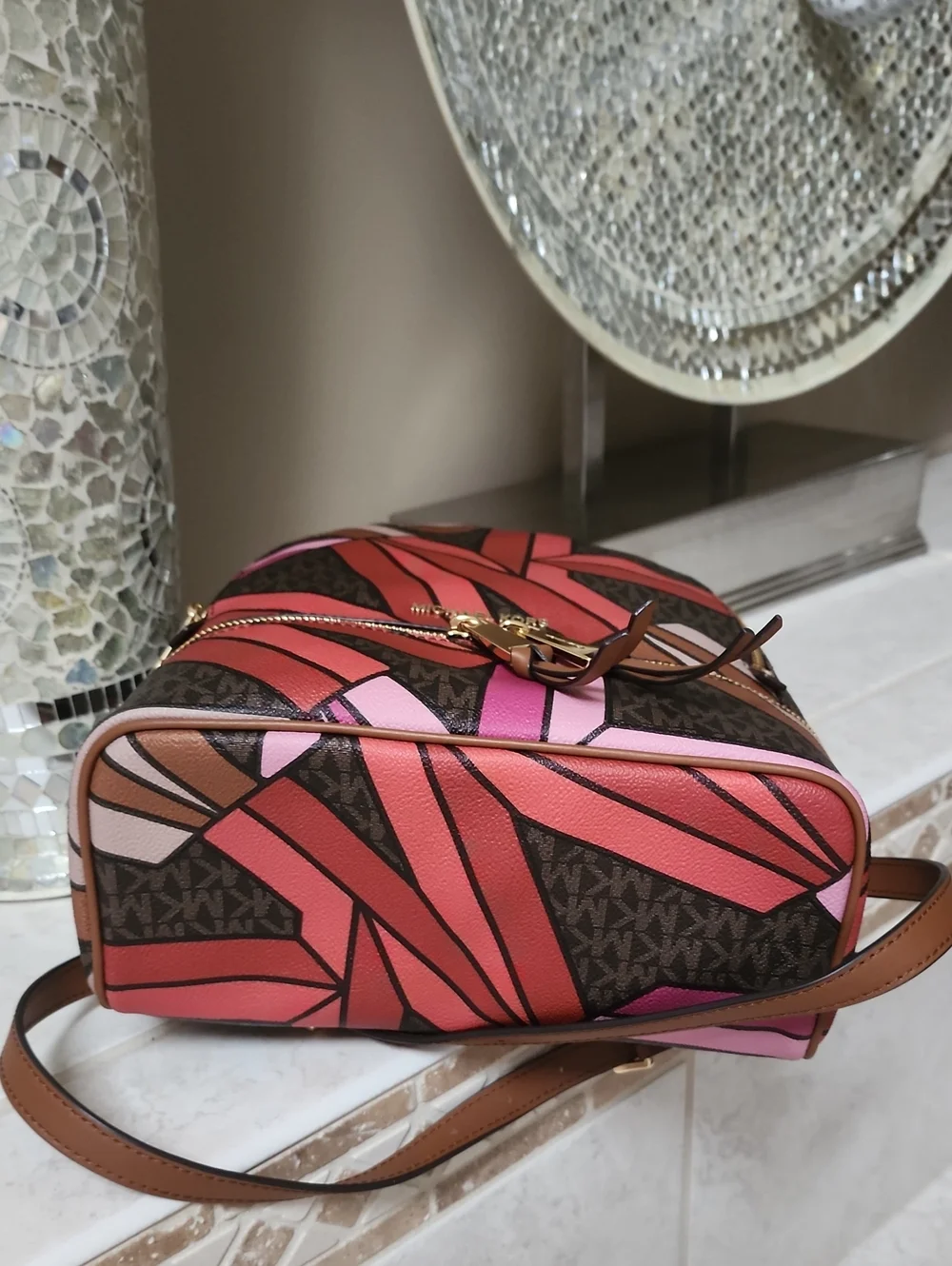 ‼️ONLY ONE!!‼️  🎒🤩 MICHAEL KORS Rhea Signature Medium Backpack 🎒🤩